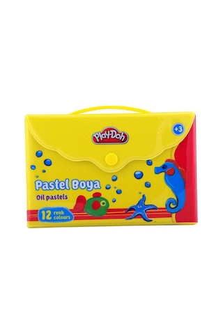 Play-Doh Pa005 Pastel Boya Çantalı 12 Renk