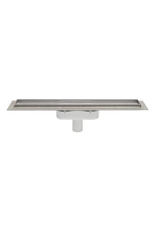 Aco - Duş Kanalı T L 300mm Sabit Perfore Çerçeveli Kanal Gövdesi, Dikey Çıkış Dn50 - M.90.s2a.004