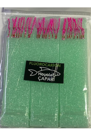 Florocarbon Arnavut Çaparisi 12 No 3lü Paket 0.12/0.24 Uv Şeker Pembe