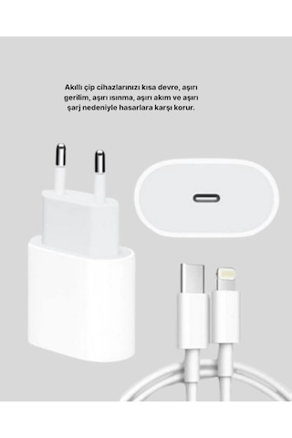 Apple Uyumlu iPhone Ve iPad 20w Güvenli Usb c Hızlı Şarj Adaptörü