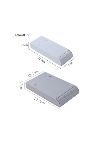 Ganzhoushop Ofis Malzemeleri Otomatik Açılır Çekmece Kırtasiye Kalem Saklama Çekmecesi Düzenleyici, Kendiliğinden Yapışkanlı Kılıf İçin Kalem Grigri