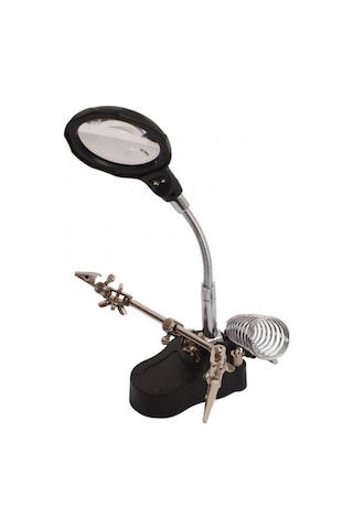 Sline Mg16126A Masa Üstü Ledli Mini Büyüteç Pcb Tutucu