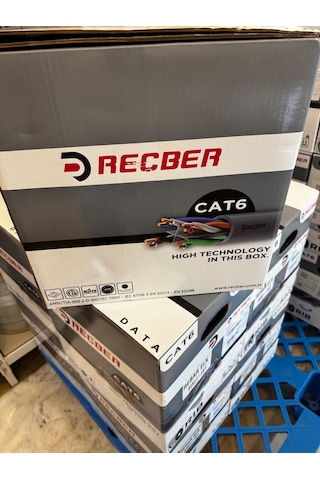 Reçber Cat 6 H.f. U/utp Sl400 23 Awg 305 Metre Gri