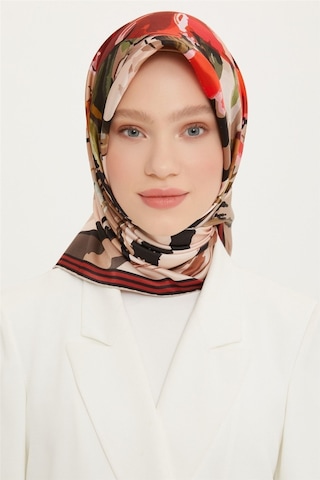 Dj Saf İpek Eşarp 8713d S Nostalji Sura - 8713-02 Renkli