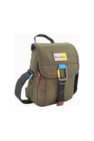 Discovery Icon Rfıd Korumalı Flap Over Utility 2.8l Kapasiteli Unisex Omuz Çantası Haki 1