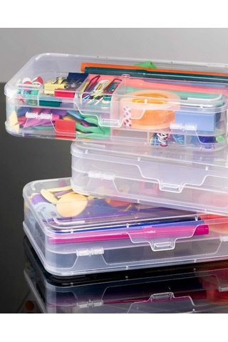 Periboia Hobi Kutusu - İki Katlı Çok Renkli