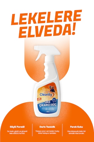 Leke Çıkarıcı Güç 750 Ml Tüm Kumaş Ve Yüzeylerde Etkili Formül