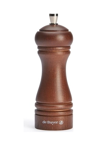 De Buyer Tuz Değirmeni Ahşap 14 Cm-koyu Kahve