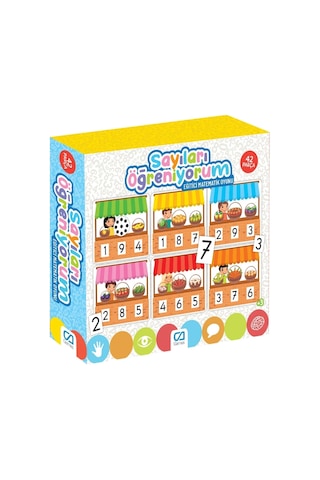 Ca Games Sayıları Öğreniyorum 42 Parça 3+ Yaş Çocuklar İçin Eğitici Matematik Oyunu