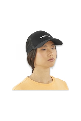 Salomon Lc2428900 Cap Trucker U Siyah Unisex Şapka Siyah-mor Siyah
