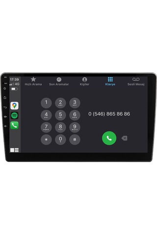 Peugeot 407 Android Multimedya Sistemi 2004-2008 Crv-4812xd 9"