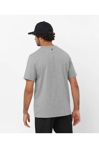 Salomon Graphıc Ss Tee M Heather Grey T-shırt Lc2219300 001