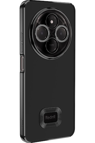 Mobilteam Redmi 14c 4g Kılıf Kamera Korumalı Logo Gösteren Omega Kapak - Sierra Mavi Mavi