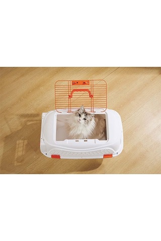 M-pets Eco Giro Carrier Köpek Taşıma Çantası Turuncu Beyaz 57,2x36,5 X32,76 Cm 244-52025.02