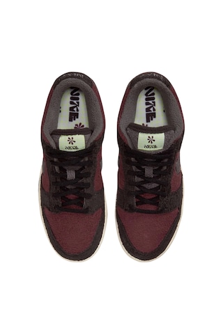 Nike Dunk Low Covered İn Fleece Burgundy Unisex Sneaker Bordo