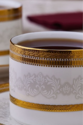 Karaca Royal Bone Charlotte 2 Kişilik Çay Fincan Takımı