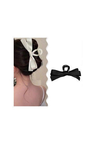 Sevimli Tatlı Kız Fiyonklu Saç Tokası Fiyonk Basit Kurdele Y2k Ta Diğer