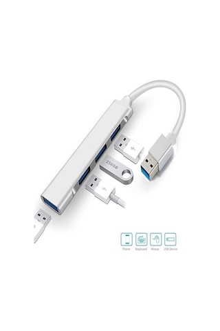 Taplın 4 Port Usb 3.0 Hub Çevirici Çoğaltıcı Çoklayıcı Çoklama 4 Portlu Usb 3.0 Hub Çoklayıcı