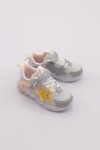 Marco Kids 03-26y315 Çocuk Patik Işıklı Spor Ayakkabı Gümüş