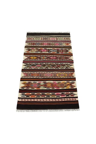 Kilim Antik El Dokuma Nadir Otantik Aydın Çine Yün Kilimi 0161 - Yeni - Çok Renkli