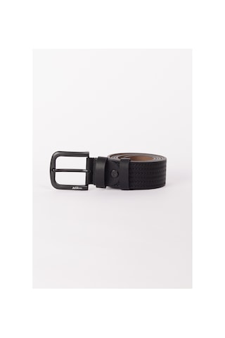 AC&Co / Altınyıldız Classics Erkek Sıyah Casual Suni Deri Kemer Siyah