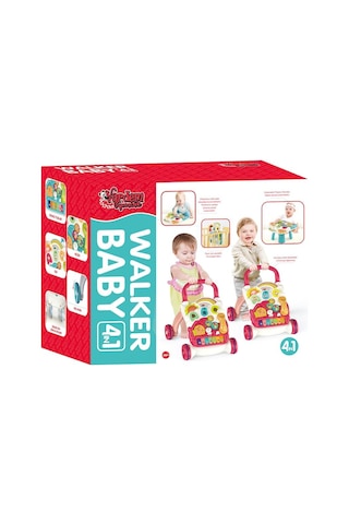 Walker Baby Piyanolu 4in1 Turkuaz Bebek Yürüteci Walker Baby Piyanolu 4in1 Turkuaz Bebek Yürüteci