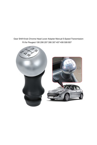 Vites Topuzu Krom Kafa Kolu Adaptörü Manuel 5 Hızlı Şanzıman Peugeot 106 206 207 306 307 407 408 508 807 İçin Uygundur