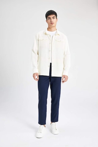 DeFacto Regular Fit Polo Yaka Gofre Dokulu Gömlek Ceket B6682AX24SPWT32