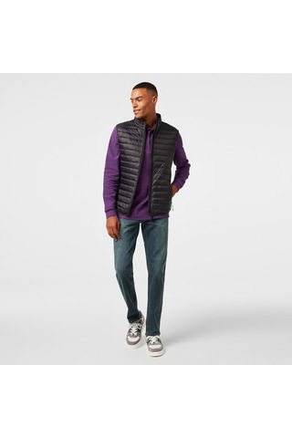 Nautica Erkek Siyah Kaz Tüyü Yelek Renk Bloklu J47128t