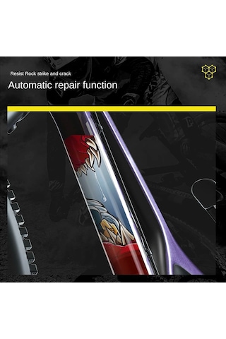 Skycity Bisiklet Çerçeve Koruyucu Sticker, Su Geçirmez, Kirik Ve Yaşlanmayı Engeller, Dağ Bisikleti İçin Özelleştirilebilir Yılan Desenli防护贴