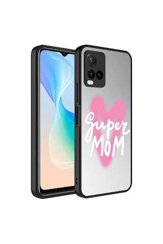 Vivo Y32 Kılıf Aynalı Desenli Kamera Korumalı Parlak Mirror Kapak