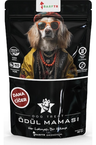 Dana Ciğer Parçaları Atıştırmalık Ödül Maması 80 Gr-96