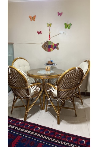 Şirin 4'lü Yemek Takımı Açık Kahverengi