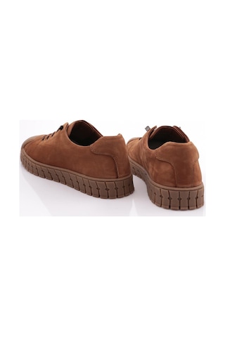 Dgn 9870 Erkek Kapali Bağcikli Sneaker Ayakkabi 9870-2505-R1774 Taba