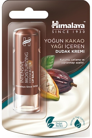 Himalaya Yoğun Kakao Yağı İçeren Nemlendirici Dudak Kremi 4.5 G