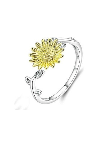 Fastbuy Altın Güller Baskılı Platin Kaplı S925 Sterling Silver Kadın Bilezik Çok Renkli Çok Renkli