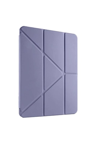 Samsung Galaxy Uyumlu X910 Tab S9 Ultra 14.6 Kılıf Kalemlikli Mars Tablet Kılıfı - Lavender Diğer