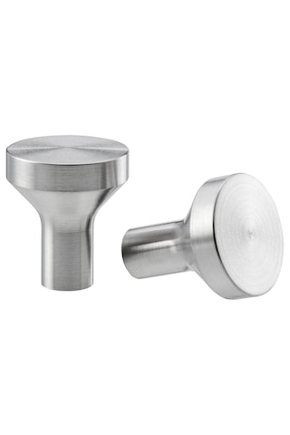 Ikea Bagganäs Topuz 21 Mm, 2 Adet Gümüş