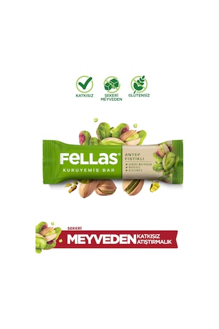 Antep Fıstıklı Kuruyemiş Bar 20g X 12 Adet