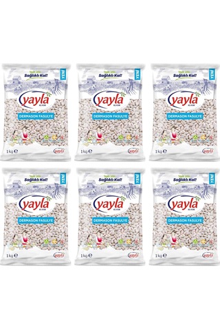 Yayla Dermason Fasulye 6 x 1 KG