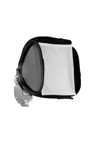 Raypro Tepe Flaşları için 23 x 23 CM Softbox Difüzör