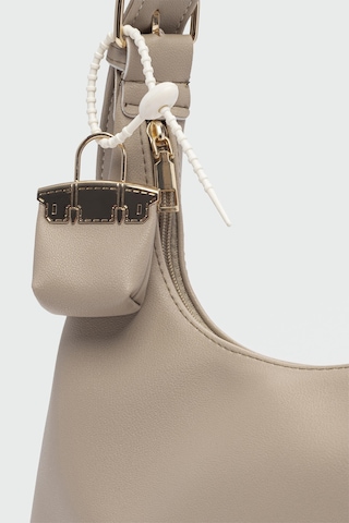 Guts Charmlı Salaş Omuz Çantası Bej Bej