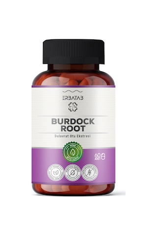 Erbatab Dulavrat Otu Burdock Root Eki 60 Kapsül