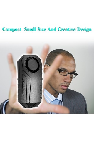 Tenfowee Bisiklet Ve Elektrikli Araçlar İçin Su Geçirmez Titreşim Alarmı, 113db Ses, 6 Zil Sesi, Uzaktan Kumandalı.