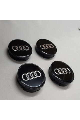 Jant Göbeği Audi 58/55 55Mm Yuva 4Lü Set Siyah