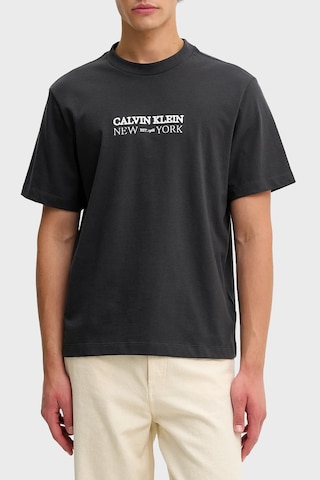 Calvin Klein Erkek T Shirt Lv04re833g 8mn Gri Gri