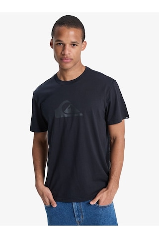 Quiksilver Quıksılver Ev Comp Logo Erkek Anthracite - Solid T-shırt Eqyzt08182-11783 Siyah