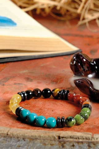 Ssilhoutte Doğaltaş Sertifikalı Başak Burcu Kadın&erkek Doğal Taş Bileklik Kaplangözü,sitrin,yeşim,turkuaz,akik Hematit Çok Renkli