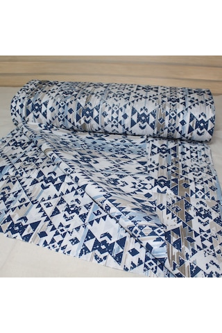 Pamuklu Nevresimlik Kumaş 100 240 Cm Geometrik Desenli Metrelik Çarşaf Yastık Ev Tekstil Kumaşı Beyaz