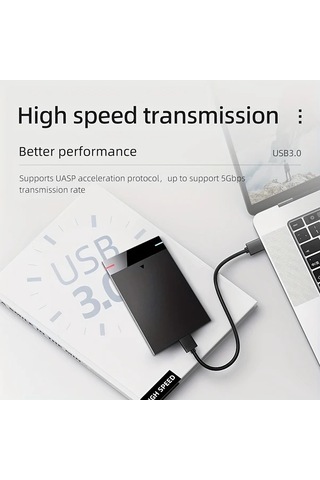 Boatshop1 320gb Taşınabilir Harici Sabit Disk Usb 3 0 Yüksek Hızlı Okuma Yazma Pc Laptop Telefon Uyumlu